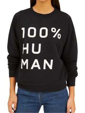 Everlane 100% HUMAN Crew Neck Sweatshirt - Size Medium
